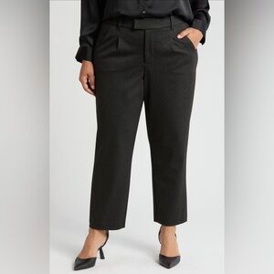 20W ‘Ab’ Solution Skyrise Pleated Ankle Straight Leg Pants